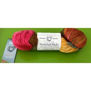 Fleece Artist National Parks Festival Socks Yarn Thousand Islands 100g Hand Dyed